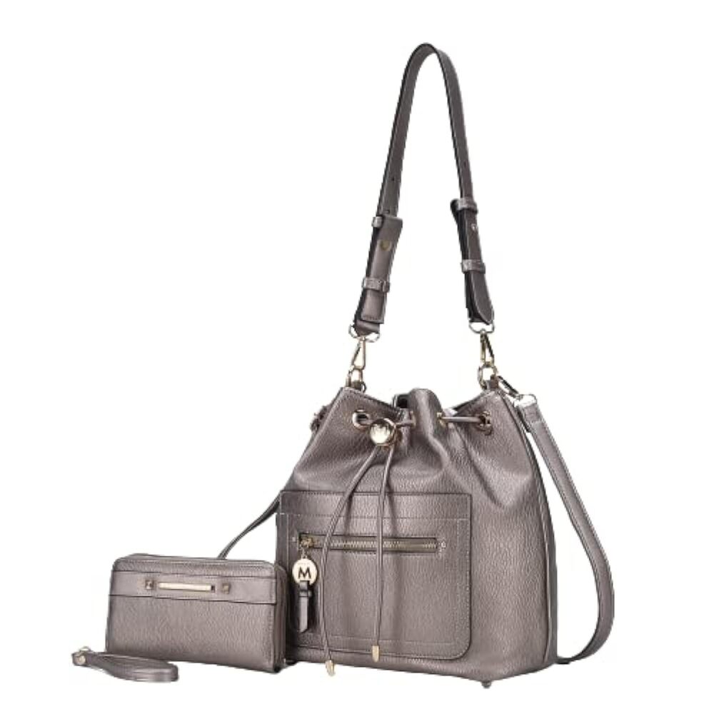 9848 Crossbody Bucket Bag , Drawstring Hobo Shoulder Bags Fashion Handbag